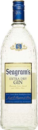 Seagrams Gin Extra Dry 1.00lt*