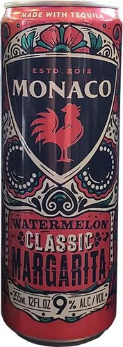 Monaco Watermelon Classic Margarita 12oz Can