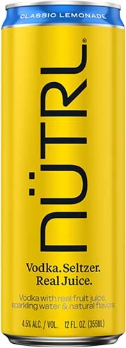 Nutrl Vodka Soda Lemonade 4pk