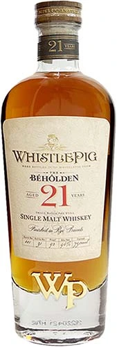 Whistlepig Single Malt 21yr The Beholden