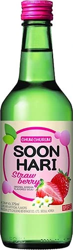 Soon Hari Strawberry Soju 375ml