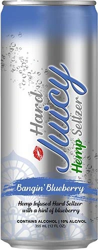 Juicy Vodka Hemp Seltzer Blueberry