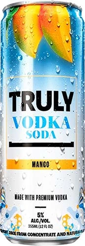 Truly Rtd Mango 4pk Ma12oz Can