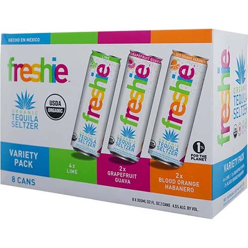 Freshie Tequila Seltzer Variety Pack 8pk