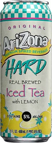 Arizona Hard Lemon Tea 22oz Cn Sgl