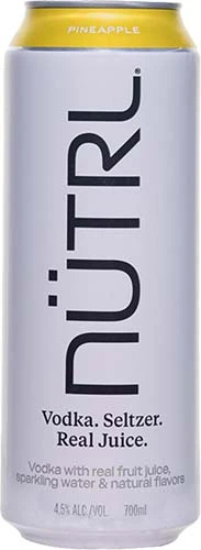 Nutrl Vodka Pineapple 24oz Can