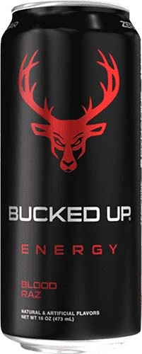 Bucked Up Blood Raz 16 Oz