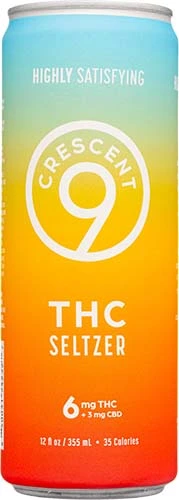 Crescent 9  Tropical  Thc Seltzer  12-pack  6mg