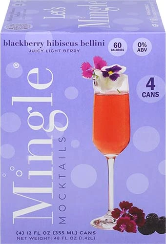 Mingle Mocktails Blackberry 4pk