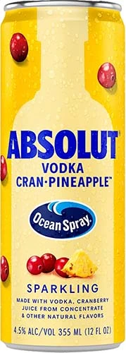 Absolut Vodka Cran-pineapple