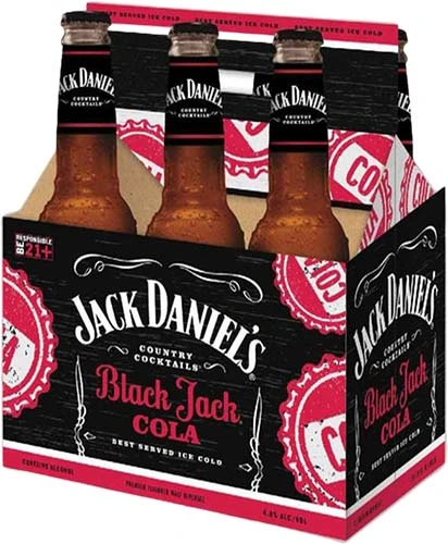 Jack Daniels Blackjack Cola 6pk Btl