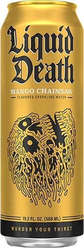 Liquid Death Mango Chainsaw 19.2oz 24c/single