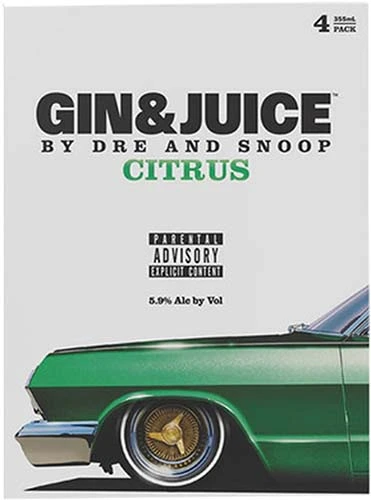 Gin & Juice Citrus 4pk Ny 12oz Can