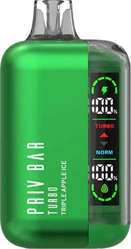 Priv Bar Turbo Tripple Apple Ice