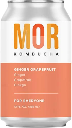 Mor Kombucha Ginger Grapefruit