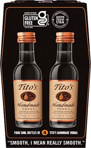 Tito's                         50 Ml 4 Pack Sl