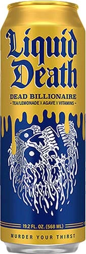 Liquid Death Dead Billionaire