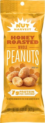 Nut Harvest Honey Peanuts 8pk