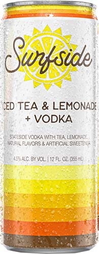 Surfside Iced Tea Lem 4pk Ga12oz Can