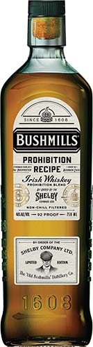 Bushmills Prohibition X Peaky Blinders Recipe Irish Whiskey