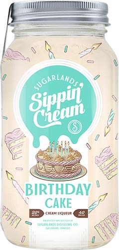 Sugarlands Sipping Cream Birthday Cake