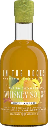 On The Rocks Whiskey Sour Spiced Pear