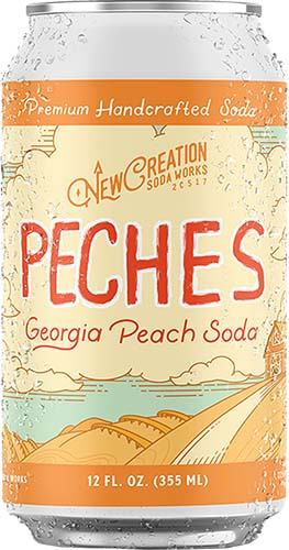 New Creation Peches Soda