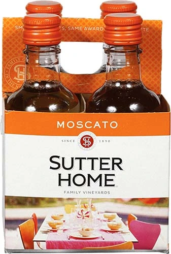 Sutter Home Moscato 4pk 187ml Btl