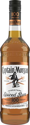 Captain Morgan 100 Proof Spiced Rum