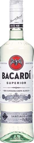 Bacardi White Rum 80