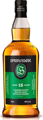 Springbank 15 Year Old Single Malt Scotch Whiskey