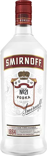 Smirnoff No. 21 80 Proof Vodka Pet Bottle