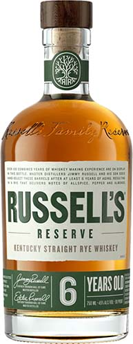 Russells Reserve 6 Year Old Rye Whiskey