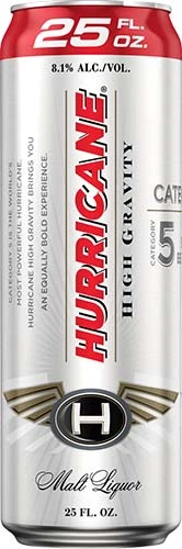 Hurricane High Gravity Malt Liquor Can