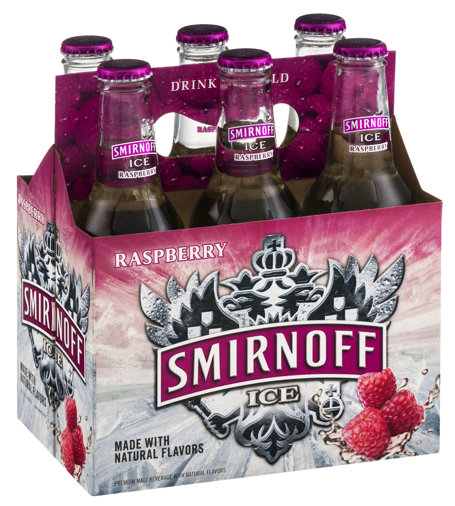 Smirnoff Raspberry 6pk12oz Btl