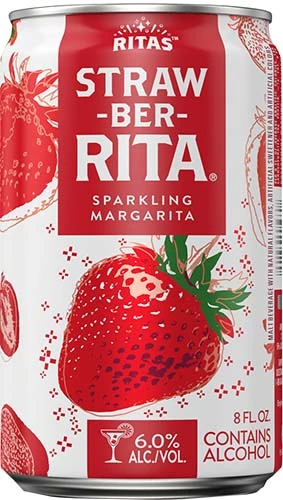 Ritas Straw-ber-rita Strawberry Malt Beverage Can