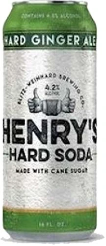 Blitz-weinhard 'henrys Hard Soda' Ginger Ale