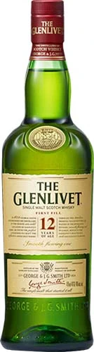 The Glenlivet 12 Year Old First Fill Single Malt Scotch Whisky 