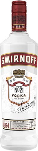 Smirnoff No. 21 80 Proof Vodka