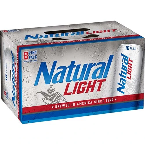 Natural Light 8 Pk 16oz Can