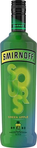 Smirnoff Sours Green Apple Flavored Vodka