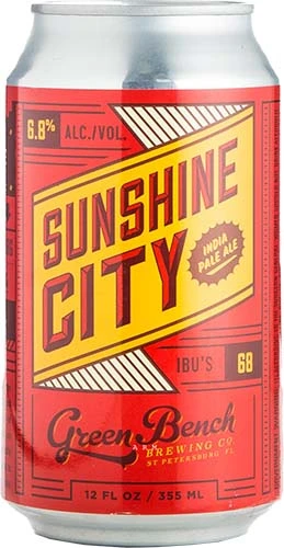 Green Bench Sunshine City 6pk Can