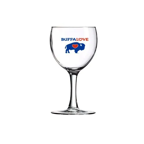 Buffalove Stemmed Wine Glass