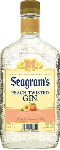 Seagrams Twisted Peach Flavored Gin