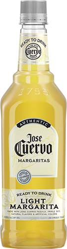 Jose Cuervo Authentic Margarita Classic Lime Light Ready To Drink Cocktail