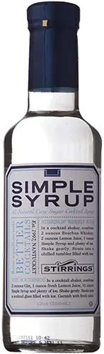 Stirrings                      Simple Syrup