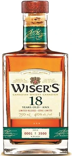 J.p. Wiser's 18 Year Old Canadian Whiskey