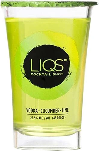 Liqs Shots Vodkacucumberlime