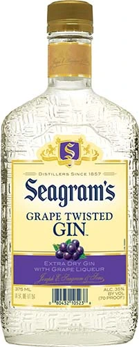 Seagrams Twisted Grape Flavored Gin 