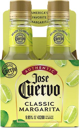 Cuervo Marg Lime 200ml 4pk Btl19.9